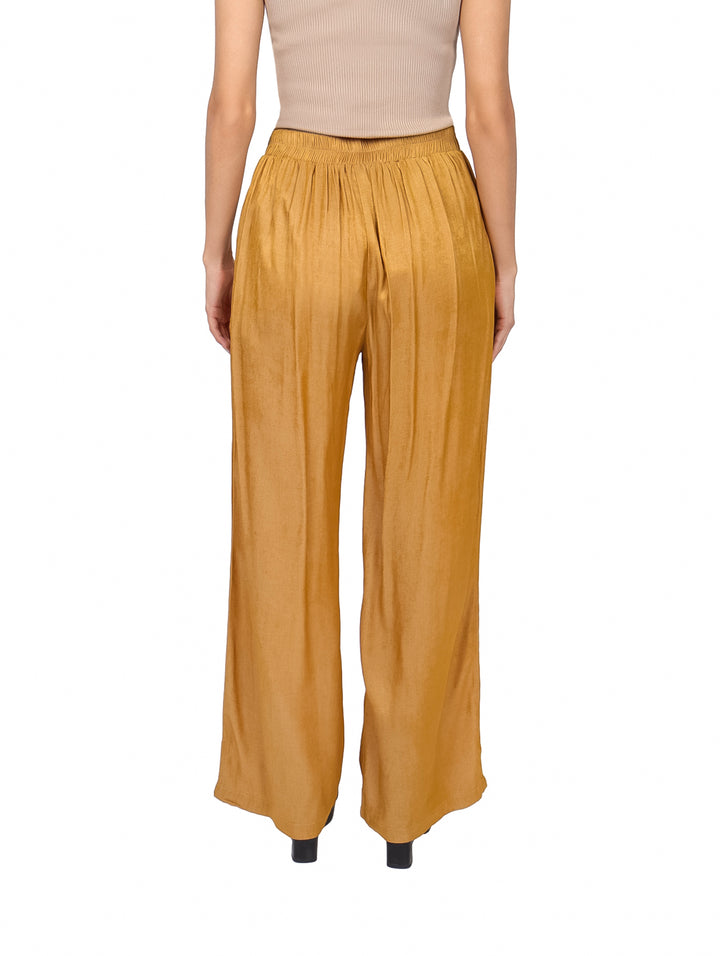 Pantalón ATOK Pierna Ancha Color Camel