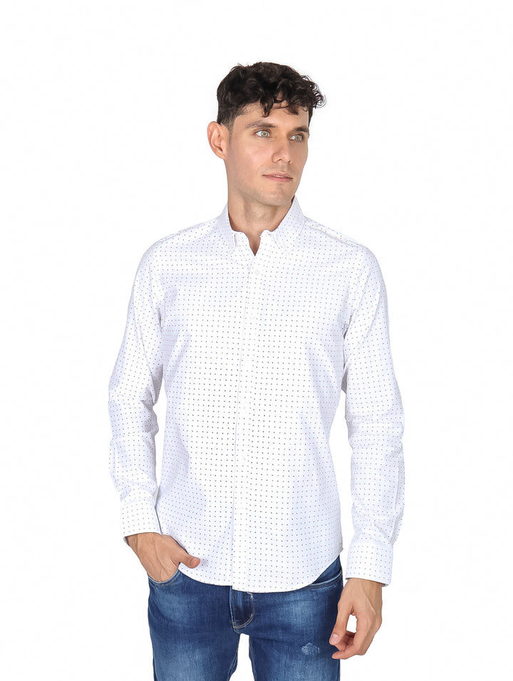 Camisa de Vestir John Henry Blanco para Hombre