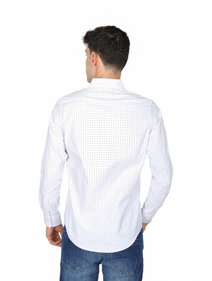 Camisa de Vestir John Henry Blanco para Hombre