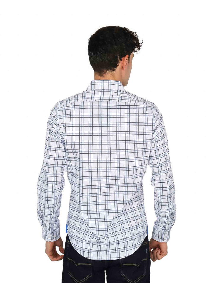 Camisa de Vestir John Henry Blanco para Hombre