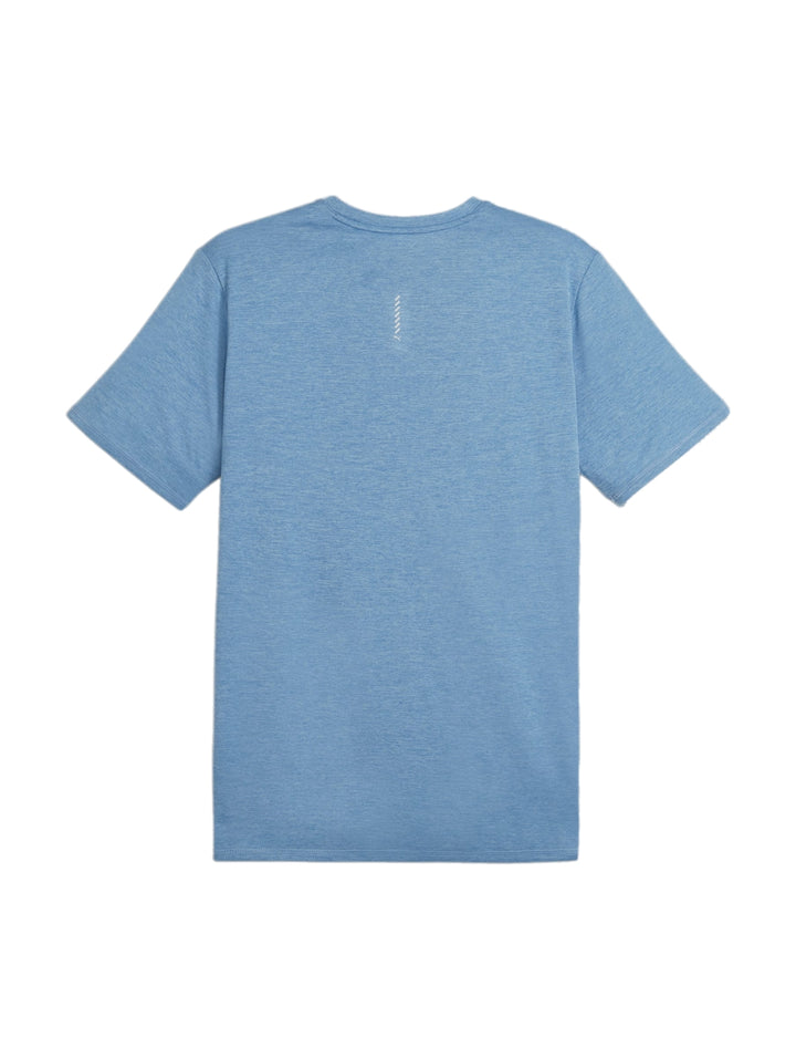 Playera Deportiva PUMA Run Favorite Azul Jaspeado para Hombre