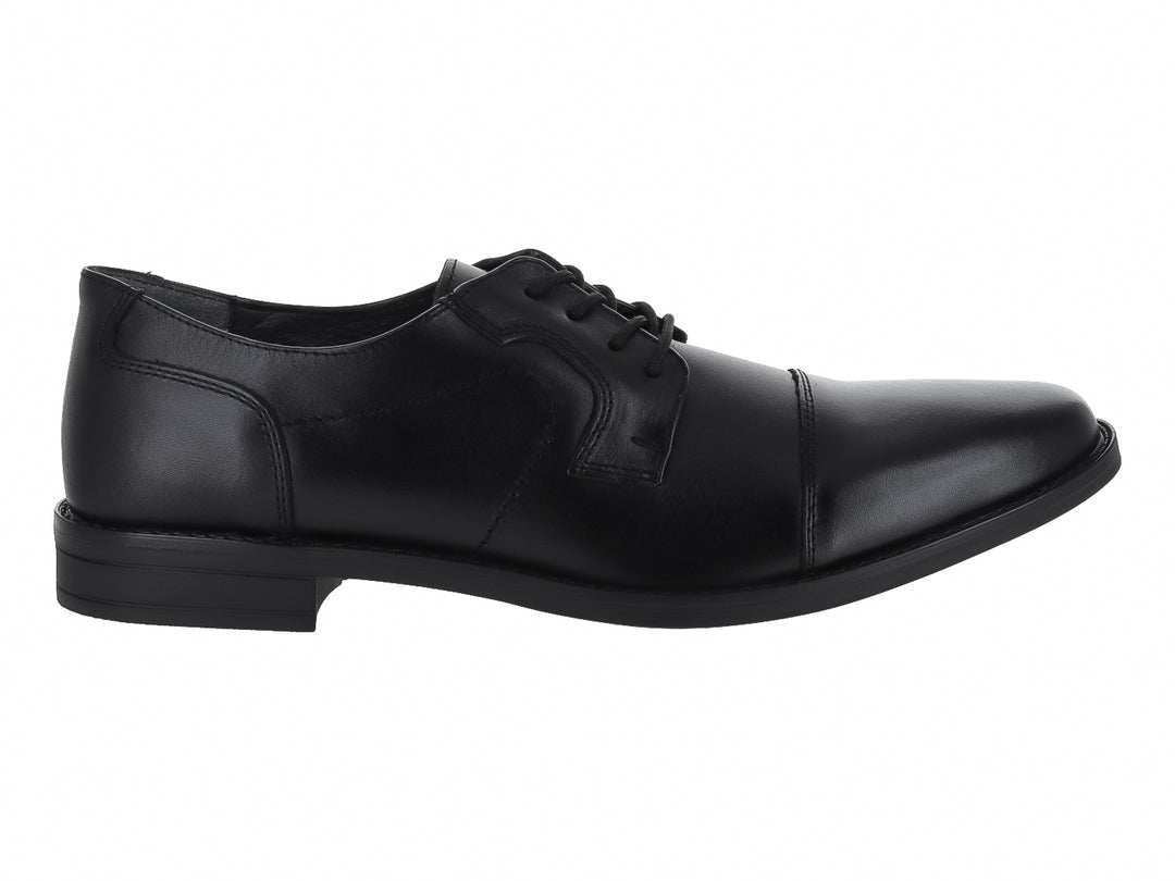 Zapato formal para Hombre en color negro con cordones y acabado brillante.