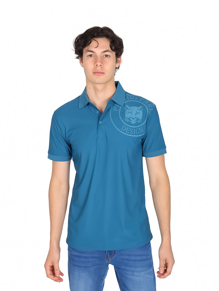 Playera Polo Platini Color Teal para Hombre