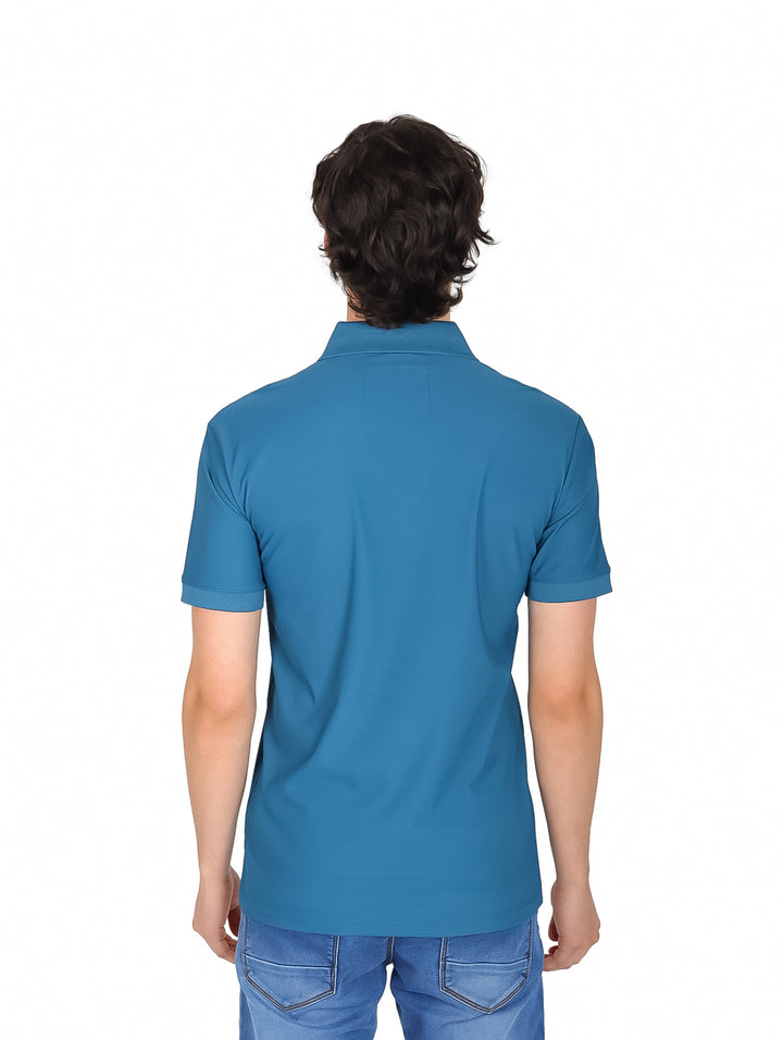 Playera Polo Platini Color Teal para Hombre