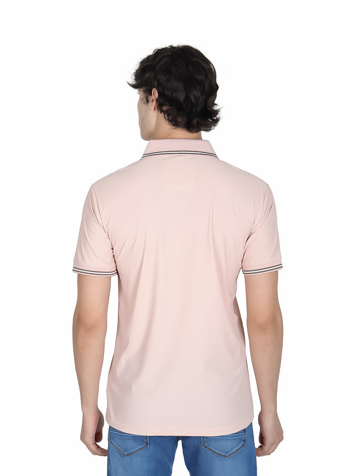 Playera Polo Platini Rosa para Hombre