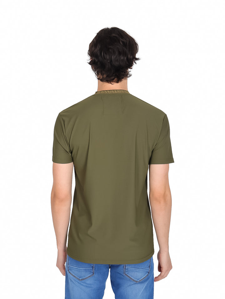 Playera Platini Color Olivo para Hombre