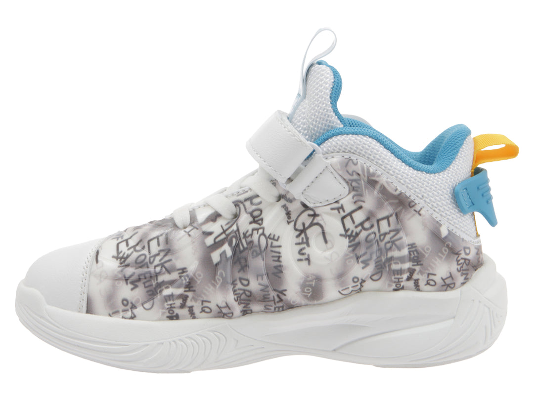 Tenis K-Swiss Cosmo para Niño Color Blanco y Turquesa