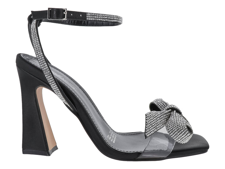 Zapatillas Senties Raso Negro para Mujer