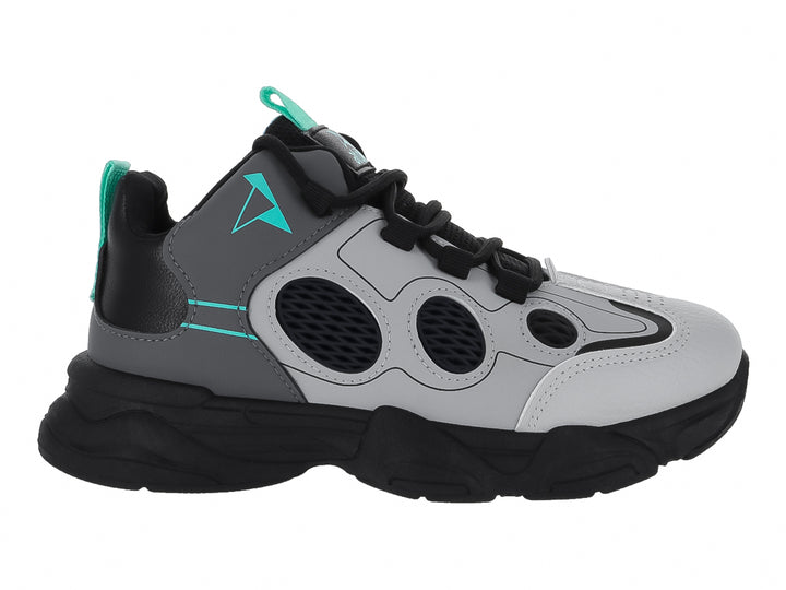 Tenis ATOK Negro Gris para Niño