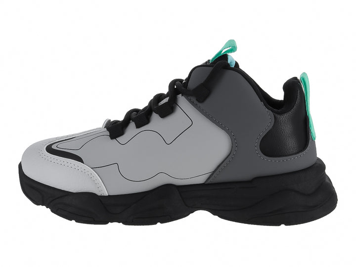 Tenis ATOK Negro Gris para Niño
