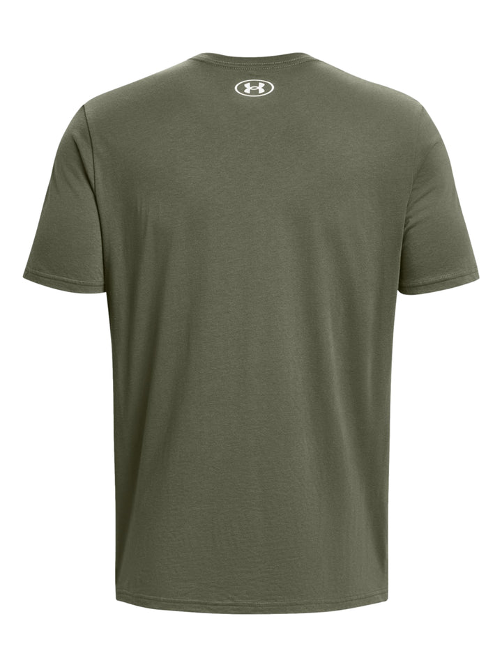 Playera Under Armour Camo Chest Stripe Verde para Hombre