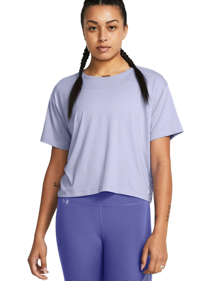 Playera Under Armour Motion SS Morada para Mujer