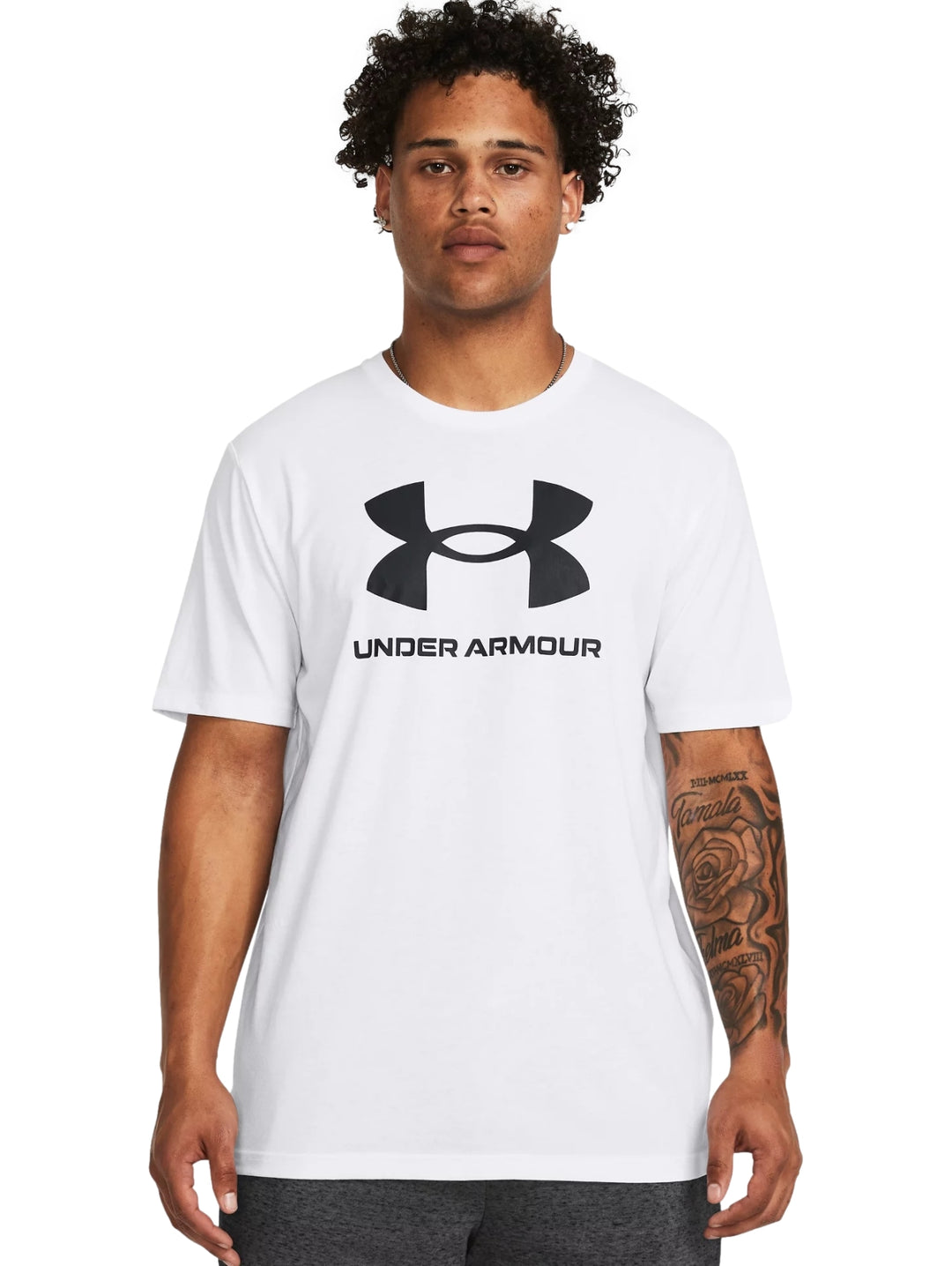 Playera Under Armour Sportstyle Logo Update Blanco