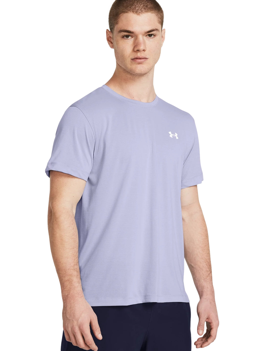 Playera Under Armour UA Launch Manga Corta Color Lila