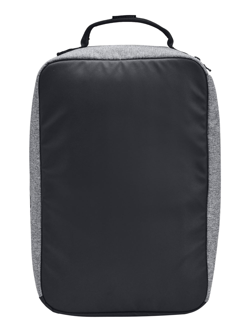 Bolsa para zapatos Under Armour en color gris con detalles y logotipo en negro, diseño deportivo y funcional.