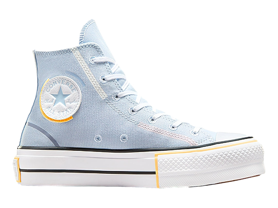 Tenis Converse Chuck Taylor All Star Lift Platform Azul para Mujer