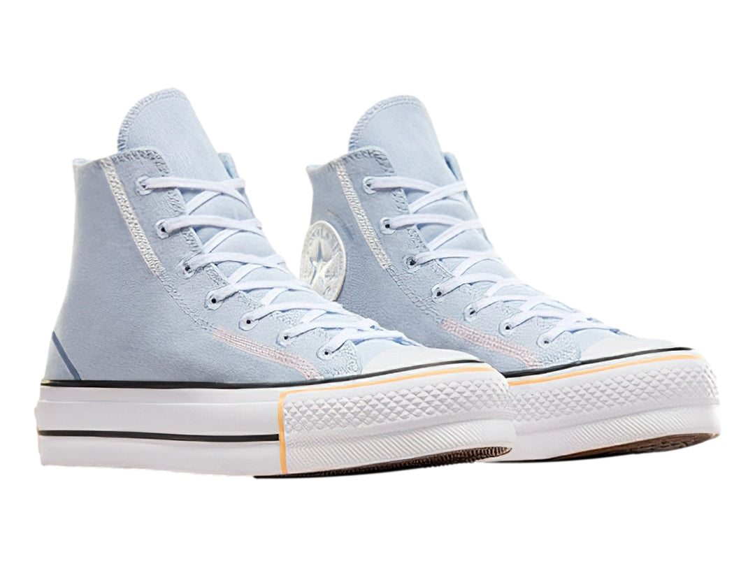 Tenis Converse Chuck Taylor All Star Lift Platform Azul para Mujer