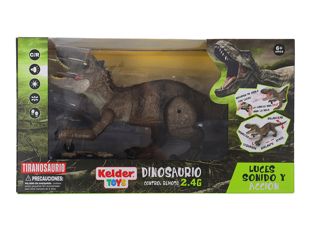 Dinosaurio de Control Remoto Kelder Toys Color Café