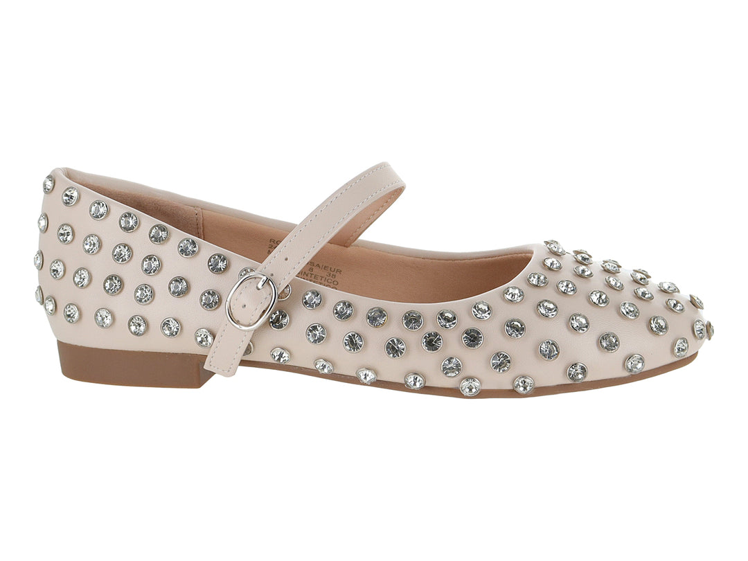 Zapatos Planos Roze Color Beige para Mujer