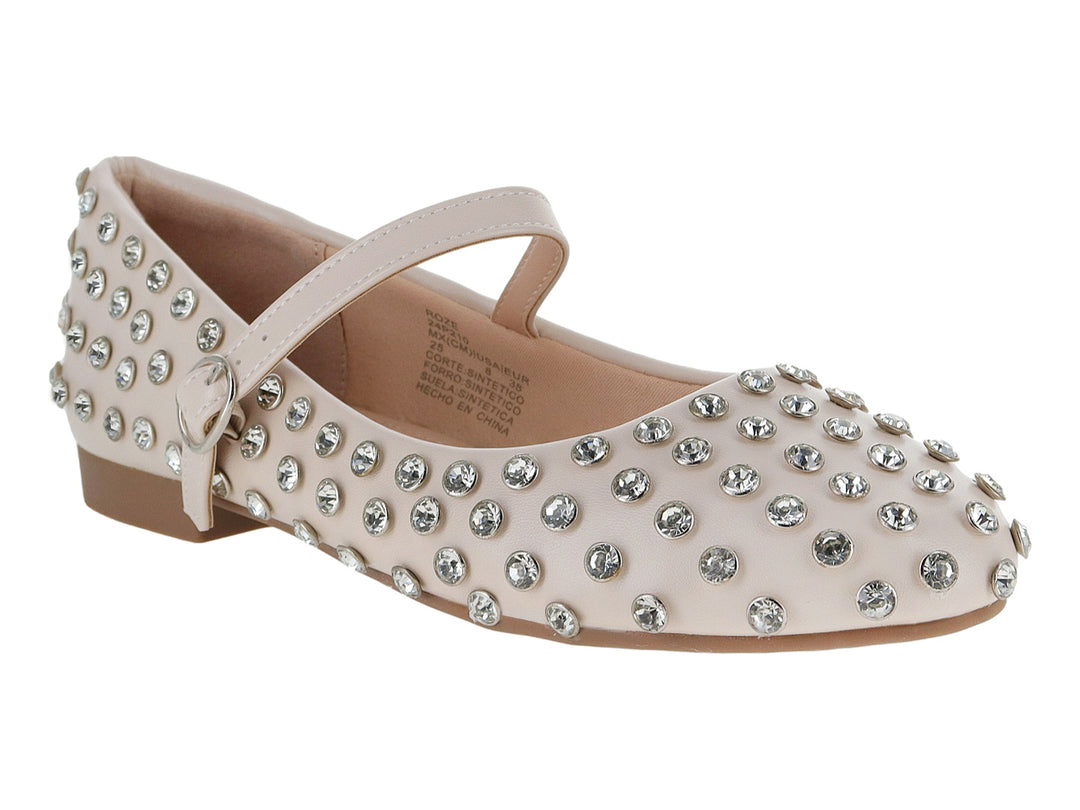 Zapatos Planos Roze Color Beige para Mujer