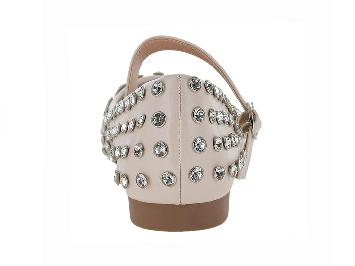 Zapatos Planos Roze Color Beige para Mujer