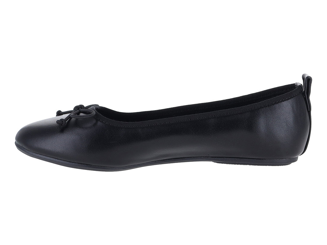 Zapatos Planos Ballerina Roze Negro Mate para Mujer