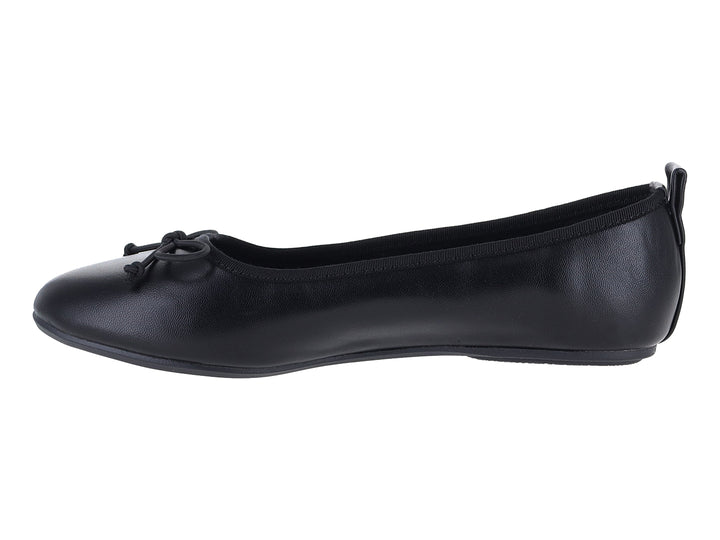 Zapatos Planos Ballerina Roze Negro Mate para Mujer