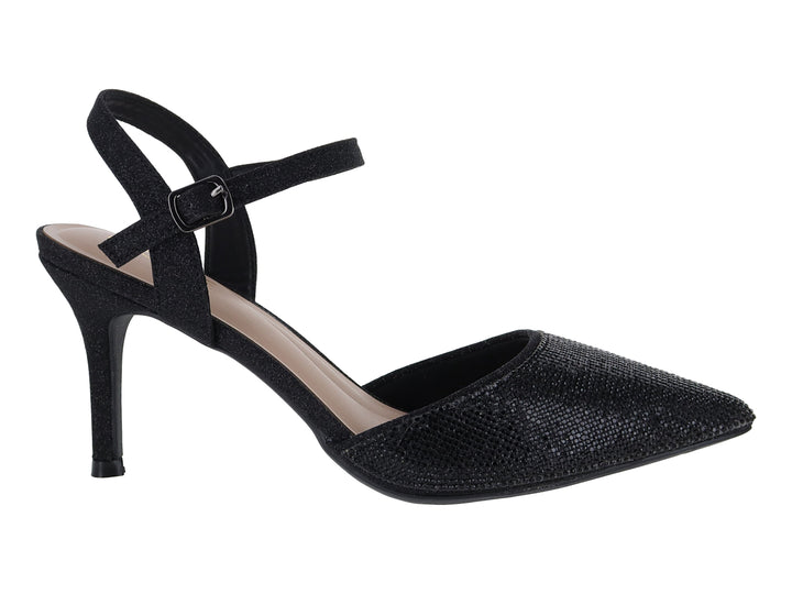 Tacones Negros Brillantes ROZE para Mujer