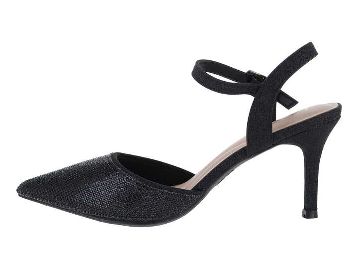 Tacones Negros Brillantes ROZE para Mujer