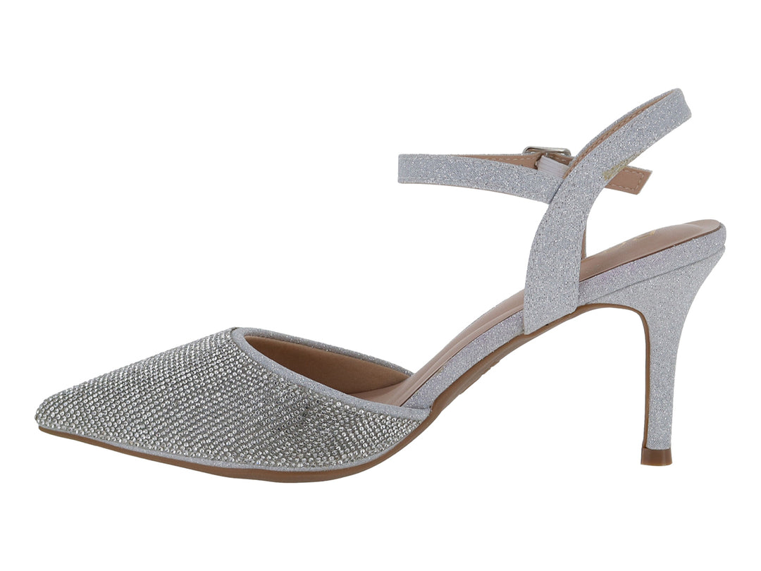 Zapatillas de Tacón ROZE Color Plata para Mujer