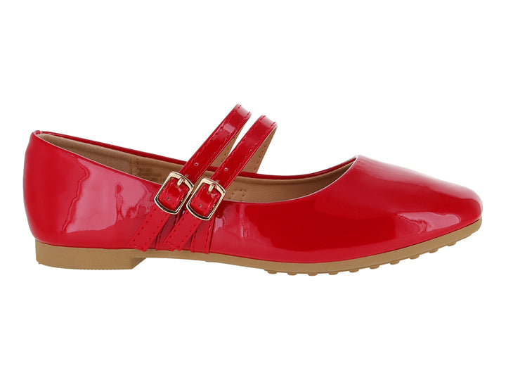 Zapatillas Ballerina ROZE Color Rojo Charol para Mujer