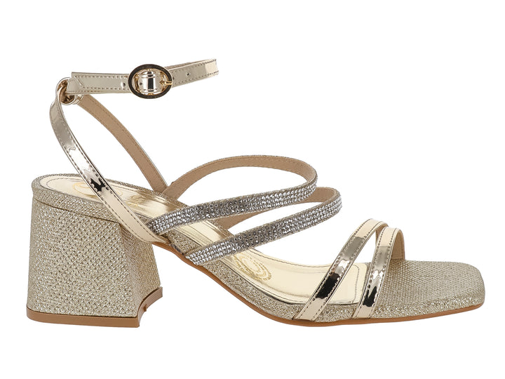 Sandalias de Fiesta Sary Dorado para Mujer