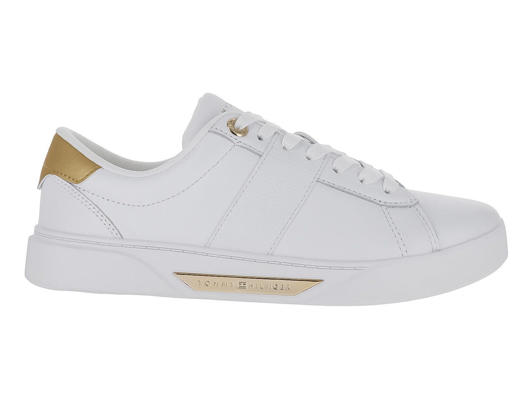 Tenis Tommy Hilfiger Chic Panel Court Blancos para Mujer