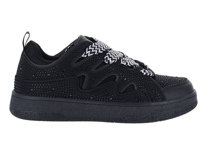 Tenis ATOK Negros con Brillos para Mujer