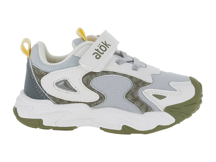 Tenis ATOK Gris y Khaki para Nino
