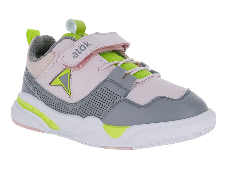 Tenis ATOK Rosa y Gris para Niña