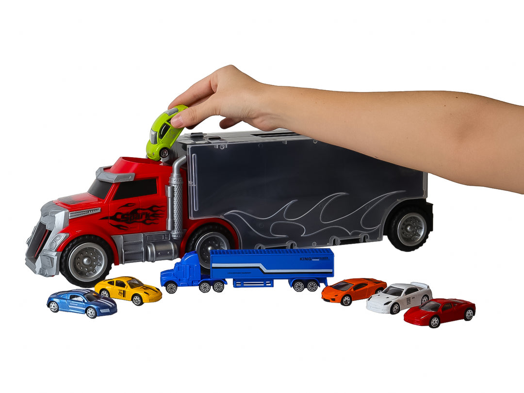 Camión Transportador de Carros Kelder Toys Multicolor para Niño