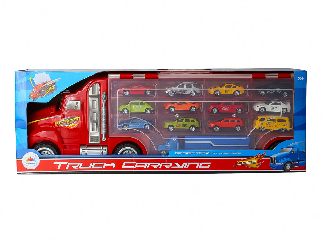Camión Transportador de Carros Kelder Toys Multicolor para Nino