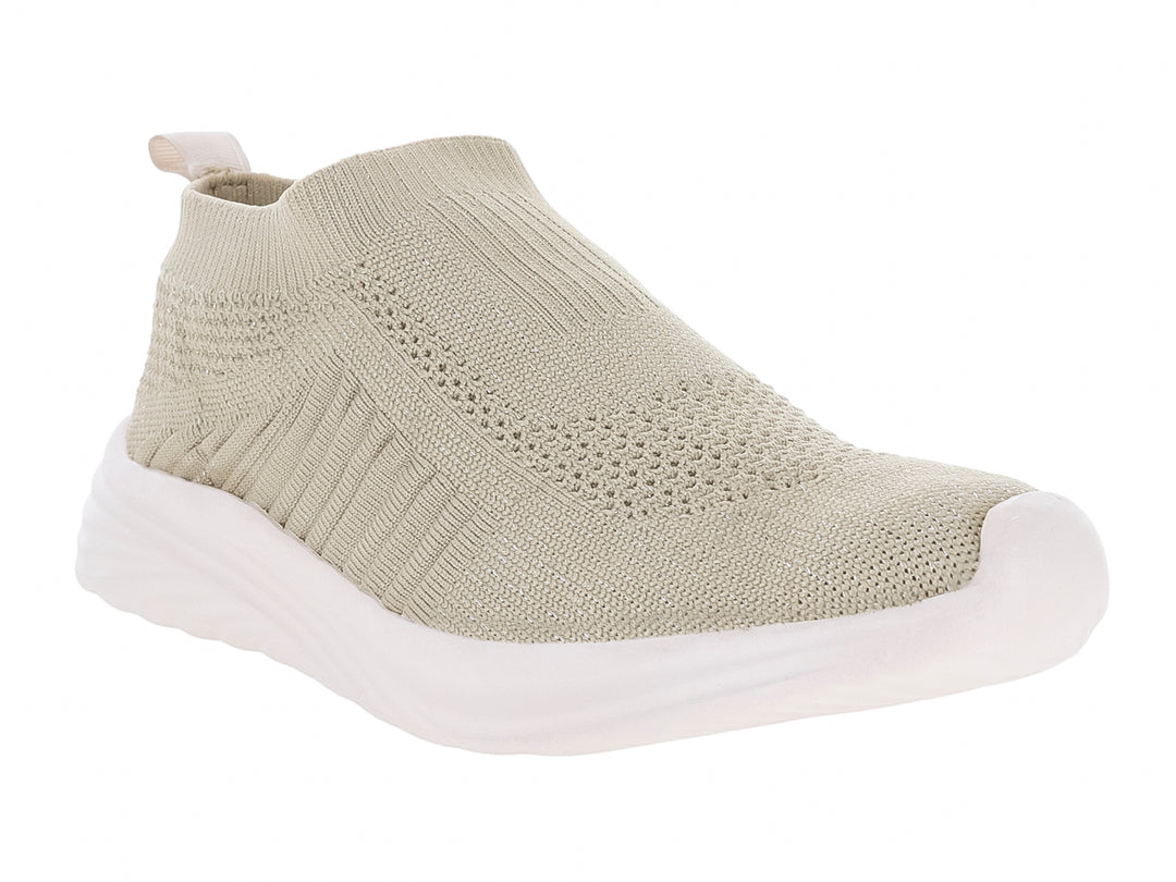 Tenis Nomadas Casual Textil Beige para Mujer