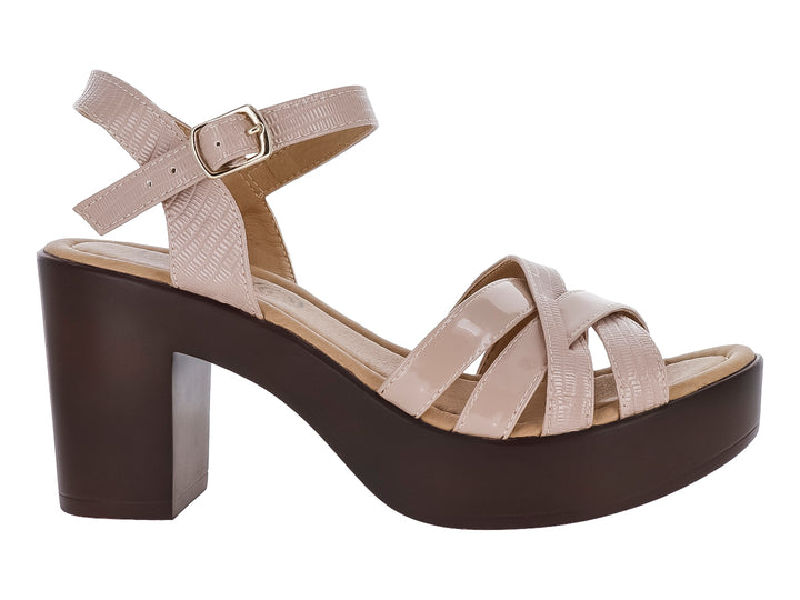 Sandalias Luna Rosa Jazmín Color Neutro para Mujer