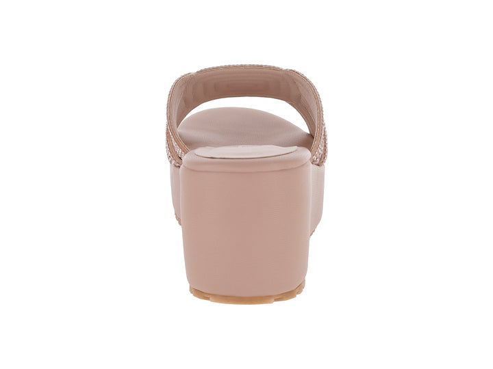 Sandalias de Plataforma Luna Rosa Oro Rosado para Mujer