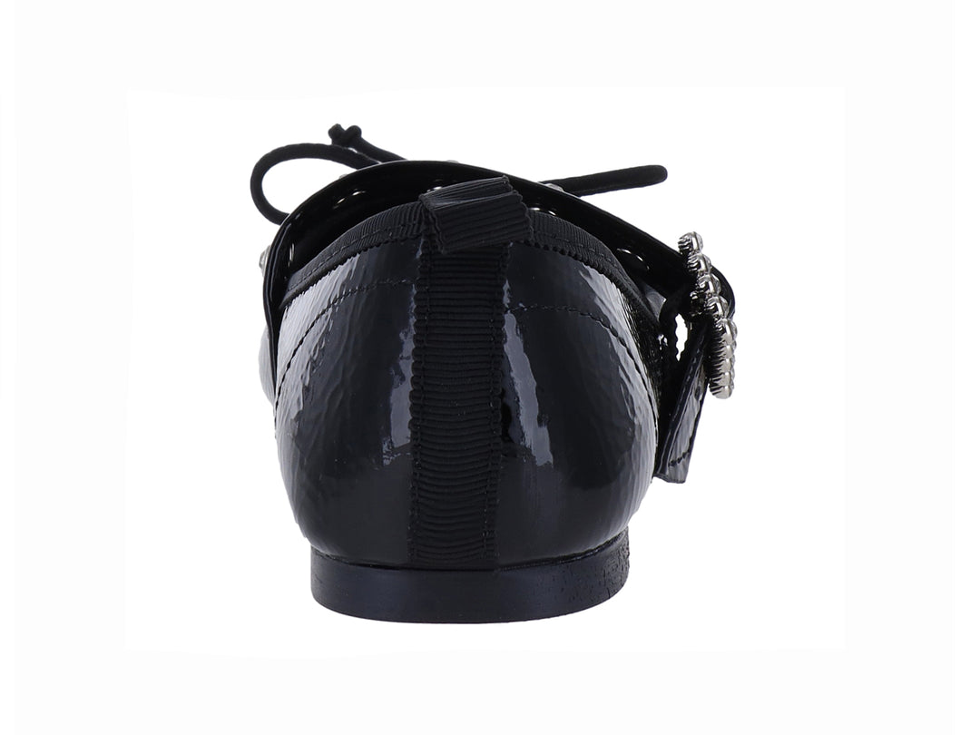Zapatos Planos 4EVER de Charol Negro para Niña