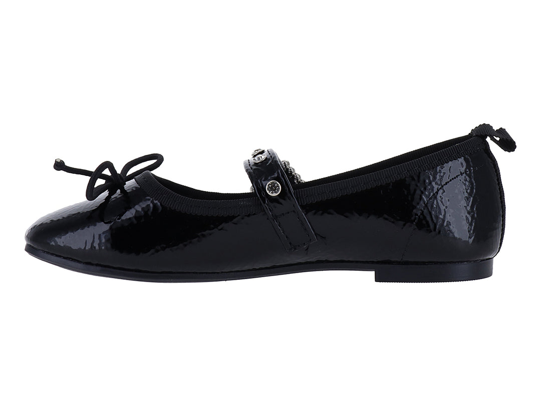 Zapatos Planos 4EVER de Charol Negro para Niña