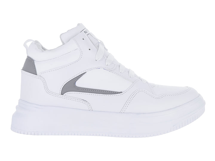 Tenis Andrax Casuales Blanco y Gris para Mujer