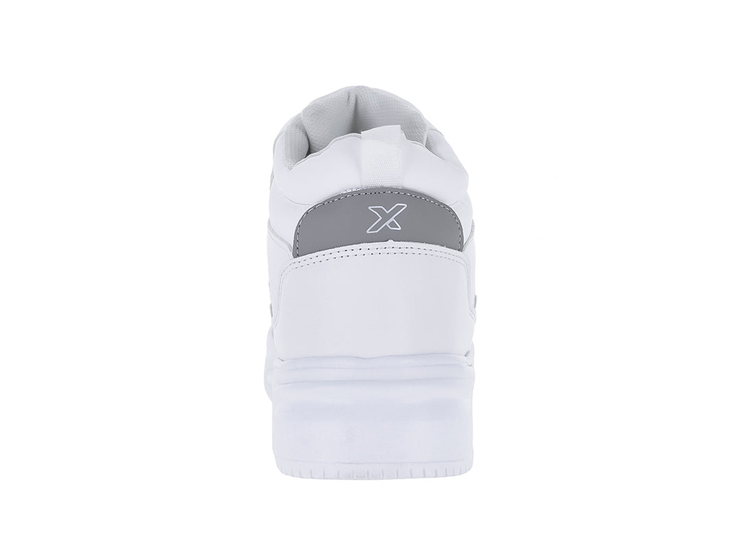 Tenis Andrax Casuales Blanco y Gris para Mujer
