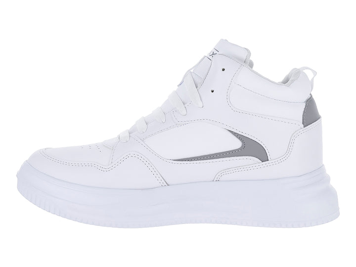 Tenis Andrax Casuales Blanco y Gris para Mujer