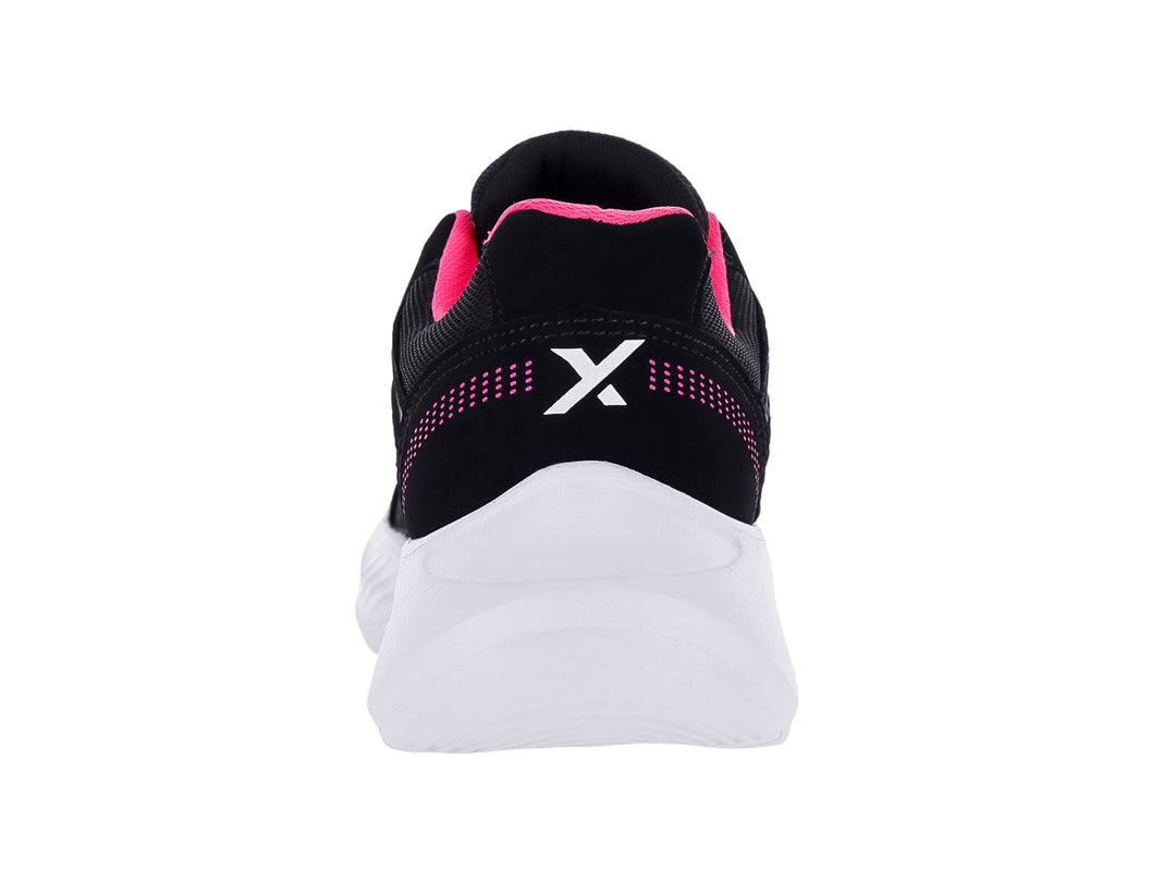 Tenis Casual Andrax Negro con Fucsia para Mujer