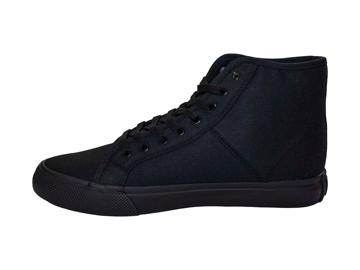 Tenis DC Shoes modelo Adys de bota en color negro con agujetas.