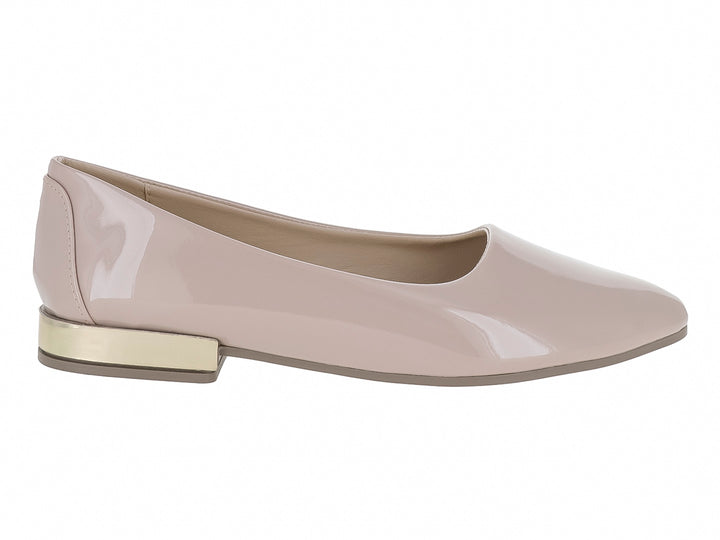 Zapatos Planos Luna Rosa Color Maquillaje para Mujer