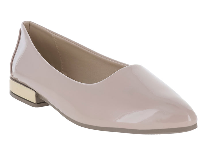 Zapatos Planos Luna Rosa Color Maquillaje para Mujer